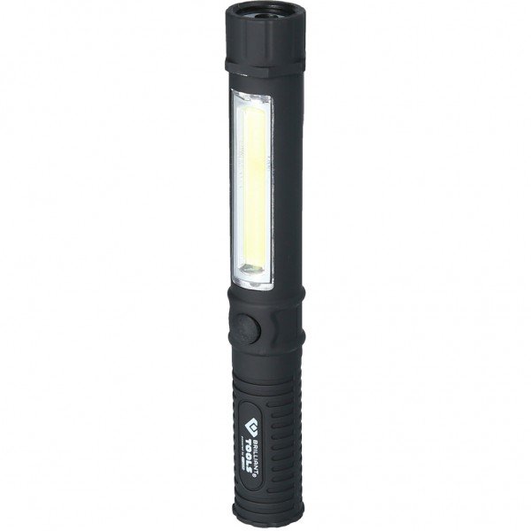 2 viename COB žibintuvėlis, 140 liumenų, Brilliant Tools