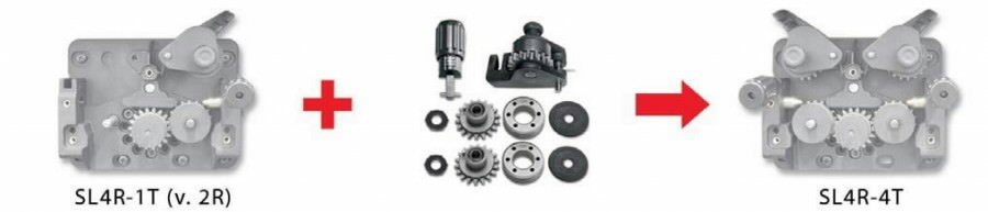 Ratukų pakeitimo komplektas iš 2 į 4 pavarą 1,0/1,2mm, Böhler Welding