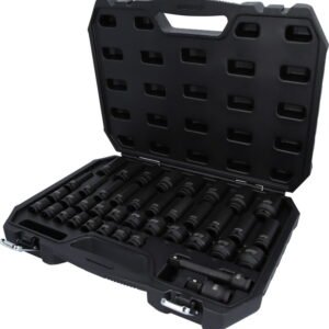 Smūginių galvučių rinkinys 1/2" ilgos ir trumpos 9-30mm 40pcs, KS Tools