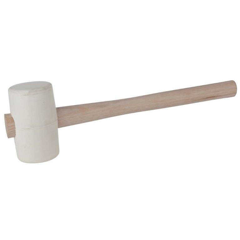 Guminis plaktukas, baltas 735g, KS Tools