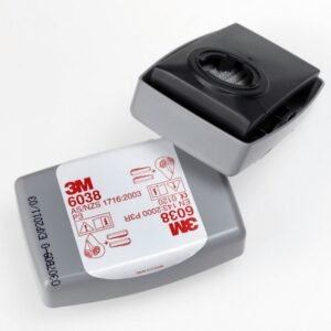 6038 P3 dalelių filtras plastikiniame dėkle, 3M