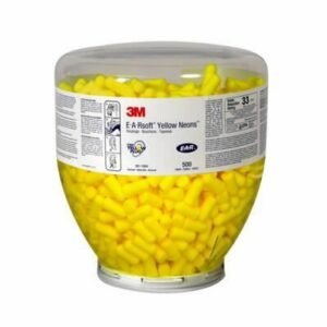 Ausų kištukai E-A-R Soft, geltoni neoniniai, 500 porų, plas, 3M