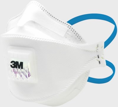 Respiratorius su iškvėpimo vožtuvu Aura G3 9322 FFP2, 3M