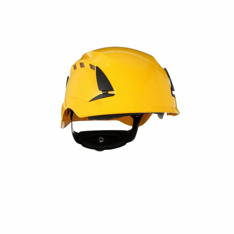 Apsauginis šalmas SecureFit, ventiliuojamas, geltonas X5502V X5502V-CE, 3M