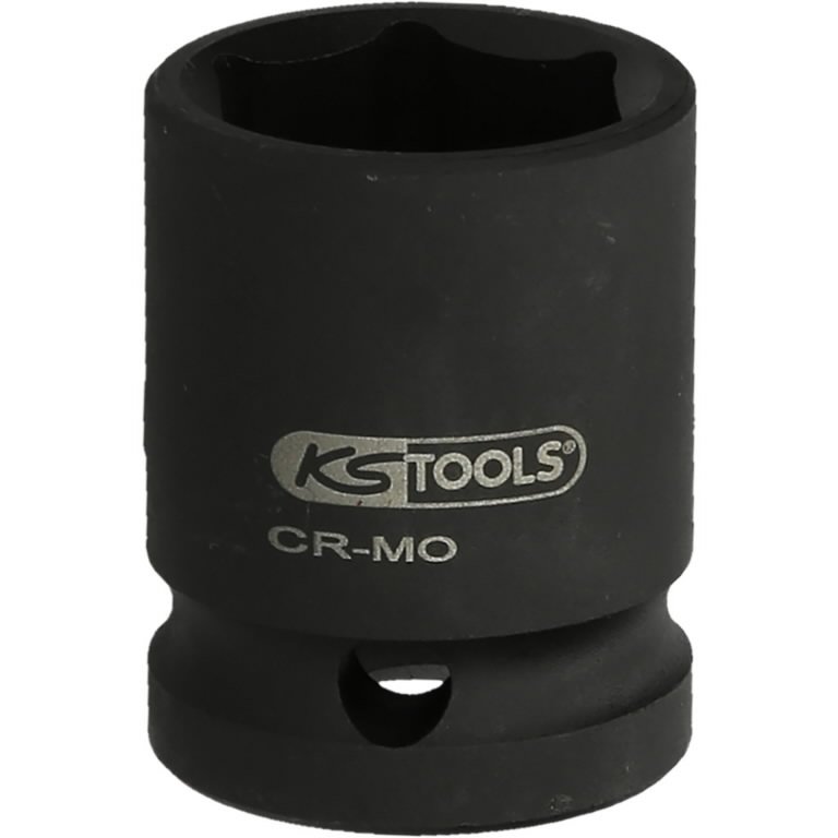 Šešiakampė smūginė galvutė, trumpa 1" 33mm, KS Tools