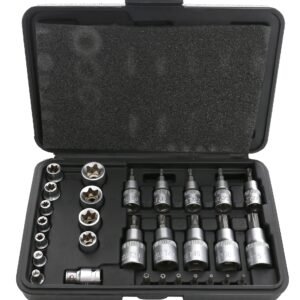 TORX galvučių ir antgalių rinkinys – 29 vnt. KD10242