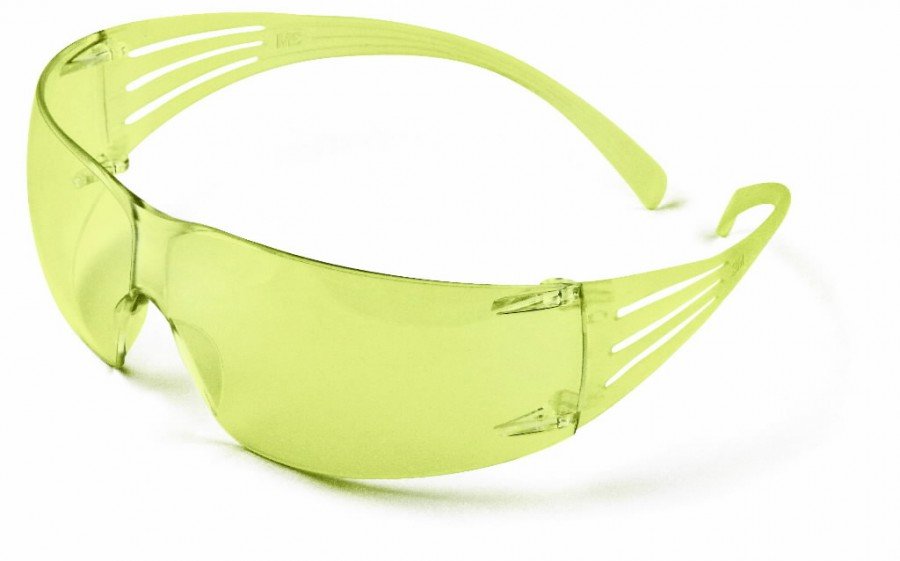 Apsauginiai akiniai SecureFit 200, PC, geltoni, 3M
