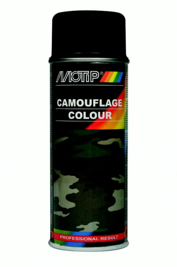Purškiami dažai MOTIP Camouflage RAL 8027 brown 400ml, Motip