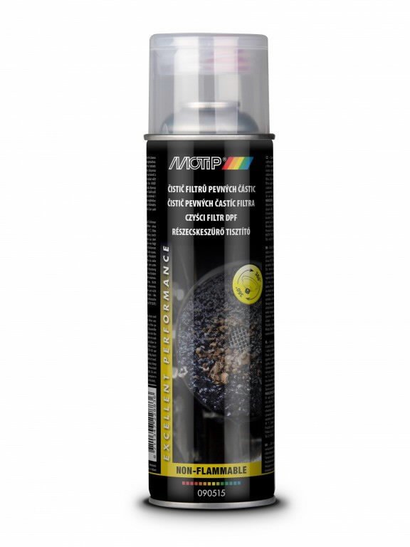 Kietųjų dalelių filtro valiklis DPF CLEANER 500ml, Motip