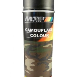 Purškiamas lakas CAMOUFLAGE RAL 9021 black 400ml, Motip