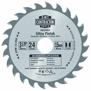 Pjovimo diskas Contractor 85x1,1/15mm Z24, CMT