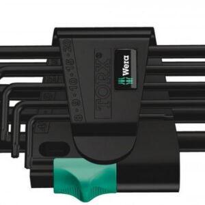 L-raktų komplektas TORX 967PKL/9, TX8-TX40, Wera