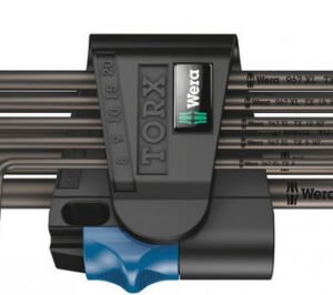 L-raktų komplektas TORX 967/9 TX XL HF, Wera