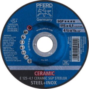 Šlifavimo diskas SGP Ceramic STEELOX , Pferd