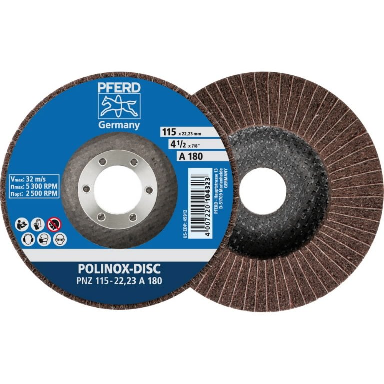 Neaustinis šlif. diskas PNZ Polinox 125x20/22,23mm A100, Pferd