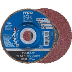 Vėduoklinis diskas 125mm A40 SG-A PFC POLIFAN, Pferd