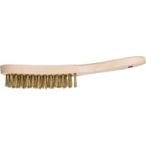 Rankinis vielinis šepetys HBU MES 5 eilių, 50 medinė rankena 290mm 0,3mm, Pferd