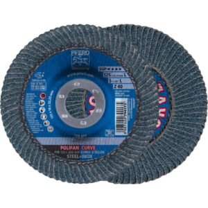 Lapelinis šlifavimo diskas SGP CURVE STEELOX PFR 125mm Z40 L 125mm Z40 L PFR, Pferd