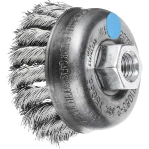 Gaubtas vielinis šepetys TBG Inox, 5vnt pakuotėje 65x20/M14 65x20/M14 0,35mm, Pferd