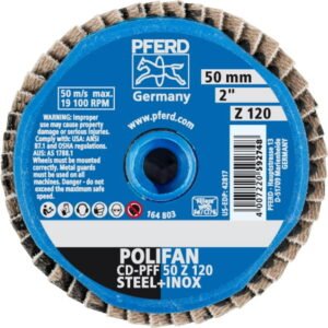 Lapelinis šlifavimo diskas Mini-POLIFAN CD 50mm Z120 PFF, Pferd
