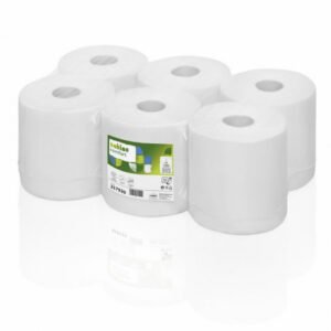 Popieriniai ranksluoščiai SuperSoft/traukiama iš centro CF1,, Satino by WEPA