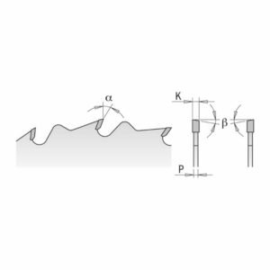 Pjovimo diskas medžiui HM 315x3,2/30mm Z24 a15° ß5°ATB, CMT