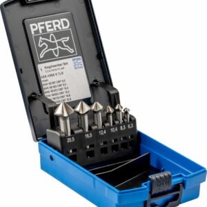 Gilinimo grąžtų komplektas 6vnt KES HSSE Co5 C90° 6,3-20,5mm, Pferd