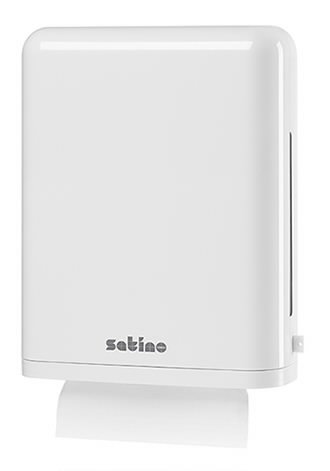 Sulankstomų šluosčių dozatorius Slim/didelis PT2, Satino by WEPA