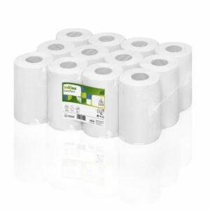 Popieriniai ranksluoščiai Comfort/traukiama iš centro CF1, Satino by WEPA