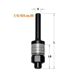 Kotas griovelių frezai S=8 L=26/61, CMT