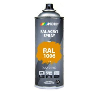 MOTIP purškiami dažai RAL 1006 Geltona blizgi 400ml, Motip