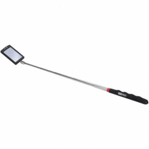 Veidrodėlis apžiūrai teleskopinis su apšvietimu 260-760mm,, KS Tools