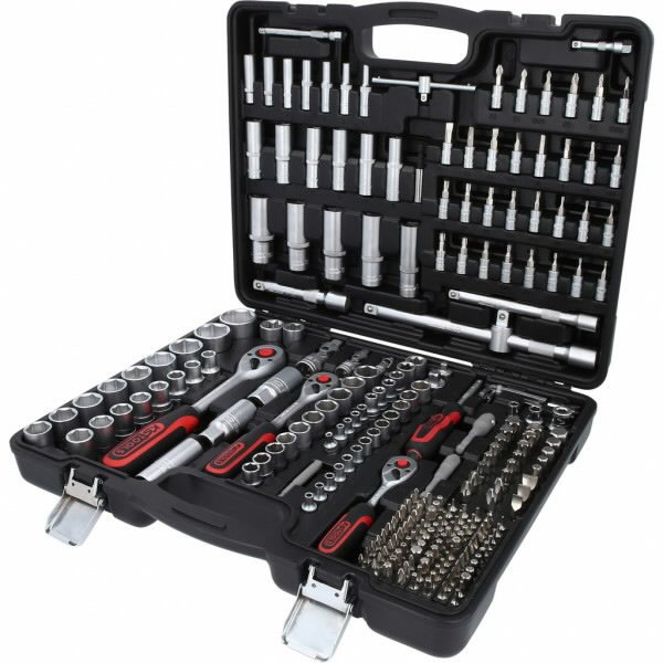 1/4+3/8+1/2'' galinių raktų komplektas , KS Tools