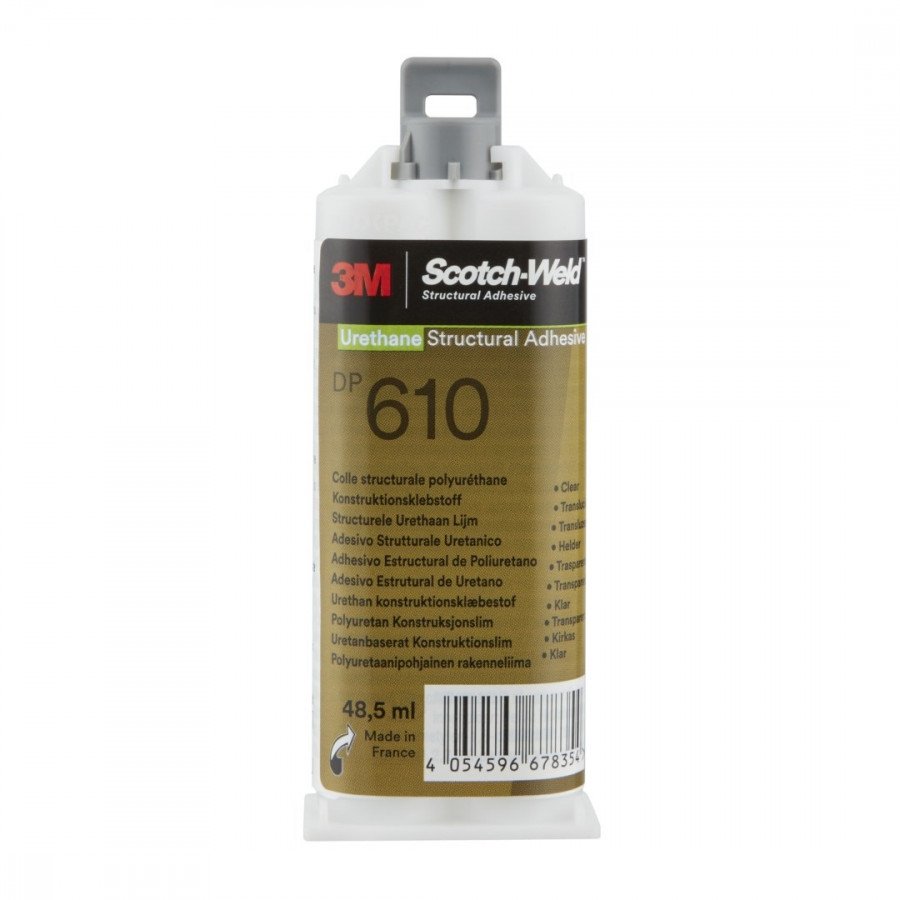 Scotch-Weld poliuretano klijai DP610, skaidrūs, 48.5ml, 3M