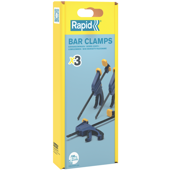 Mini One-Handed Bar Clamps, Rapid