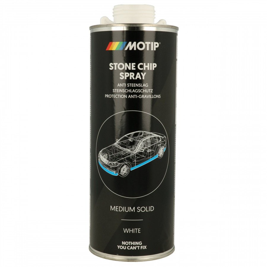 Purškiama akmens smūgių apsaugos danga, balta 1000ml, Motip