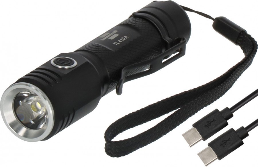 Žibintuvėlis LED TL 410 A/F USB IP44 400m, Brennenstuhl