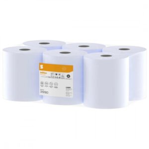Popieriniai rankšluosčiai Satino HiCycle 6 x 150 m, 2 sluoksnių, tr, Satino by WEPA