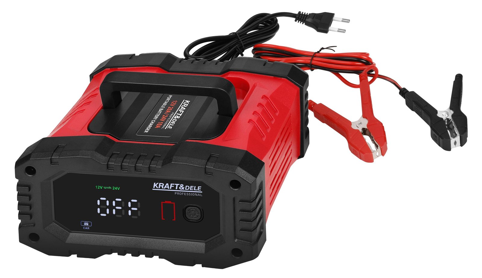 Automatinis akumuliatorių įkroviklis 12V/24V 20A KD5323 - Image 5