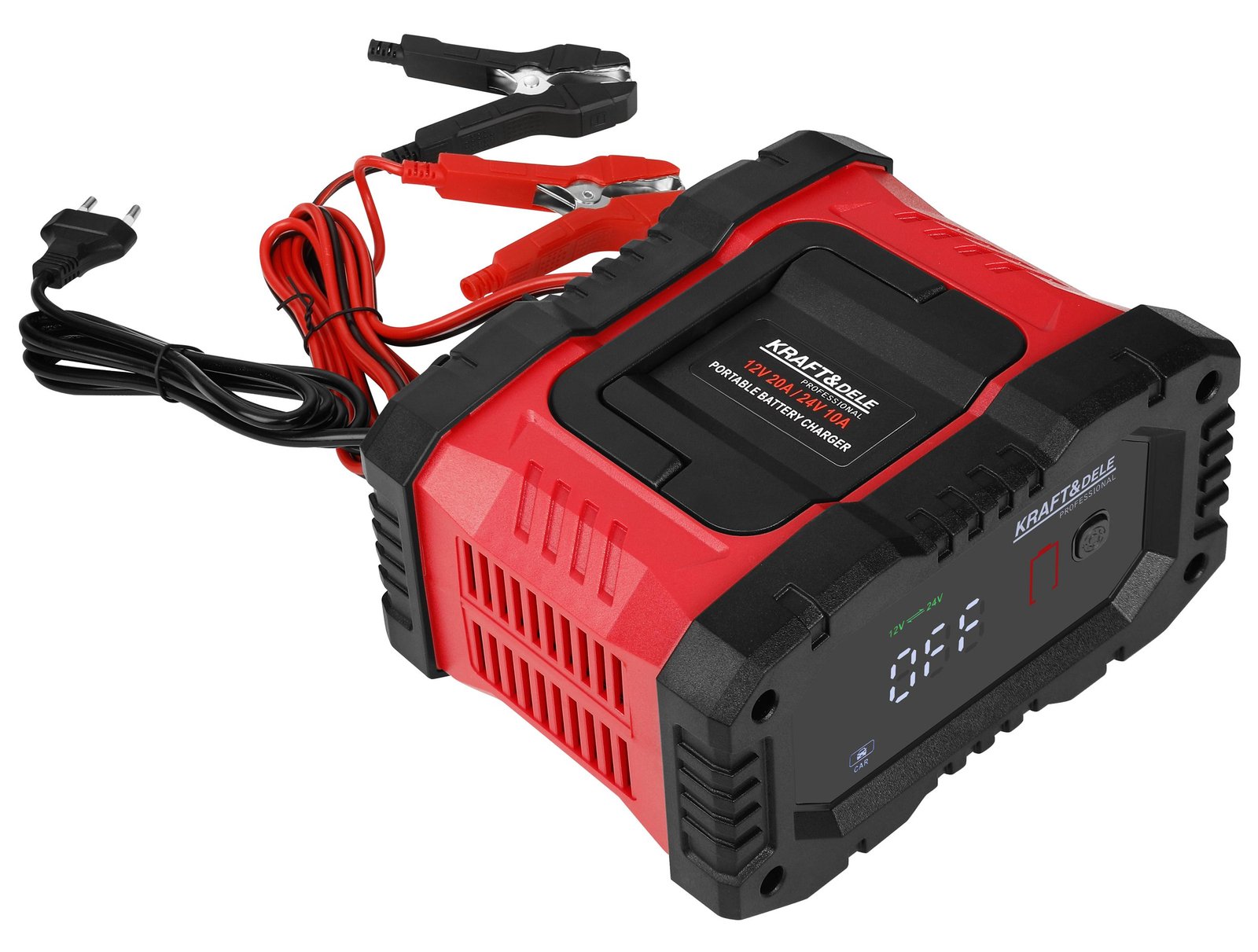 Automatinis akumuliatorių įkroviklis 12V/24V 20A KD5323 - Image 6