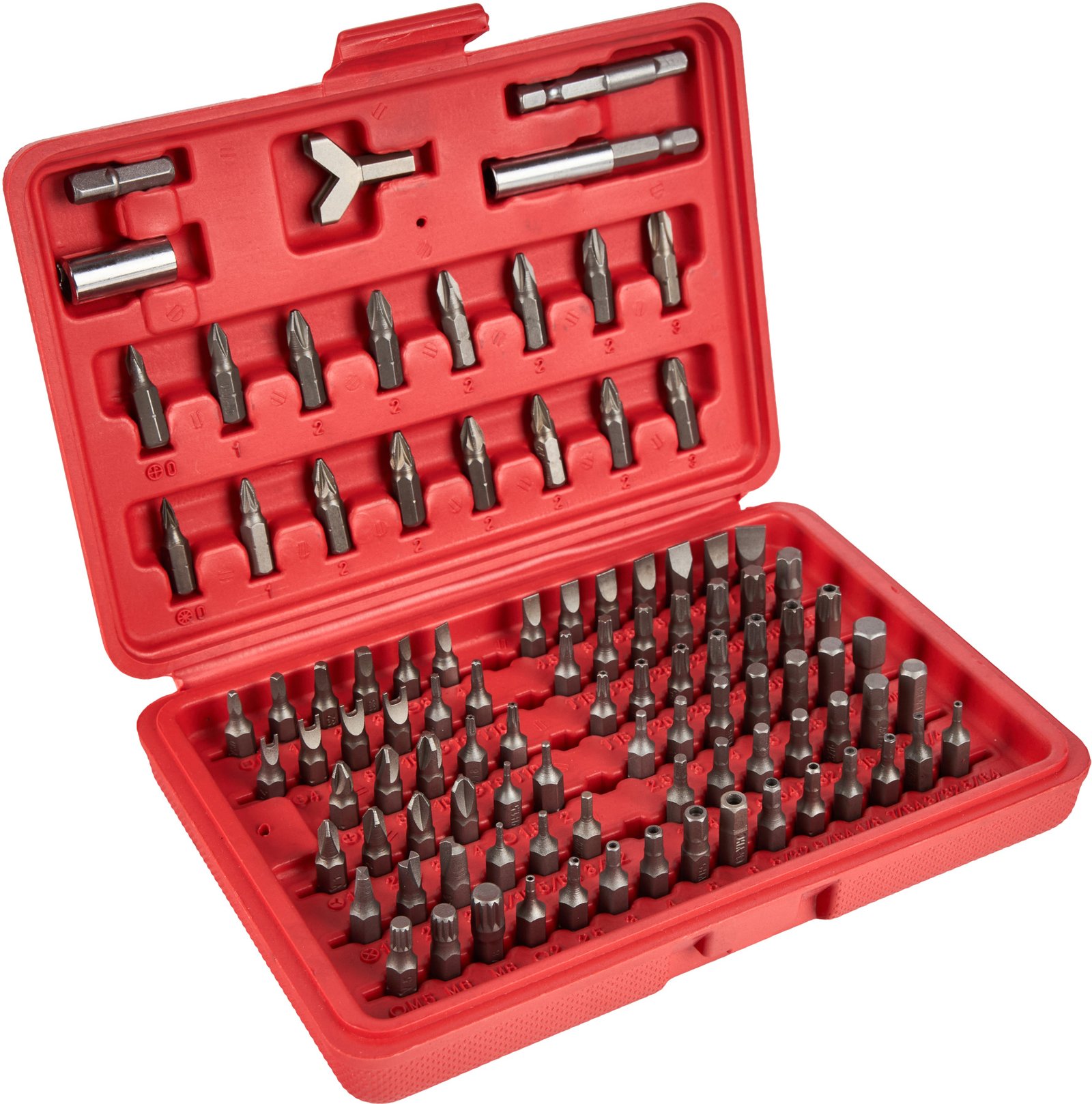 TORX antgalių rinkinys 100 vnt. KD10264