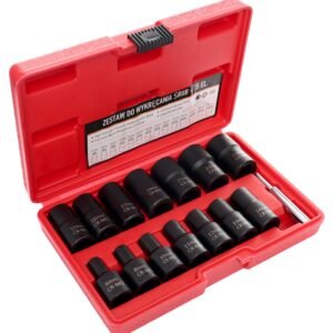 Galvučių rinkinys sugadintiems varžtams 1/2" - 15 VNT KD11793