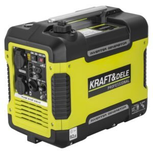 Inverterinis benzininis elektros generatorius 1900W Kraft&Dele KD133