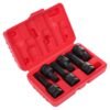 Smūginių 1/2″ galvučių M14, M16, M18 rinkinys, 6 vnt. Kraft&Dele KD11761