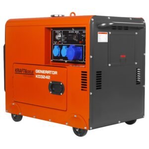 Elektros generatorius 230V 7 kW 10 AG dyzelinis + ATS KD3242