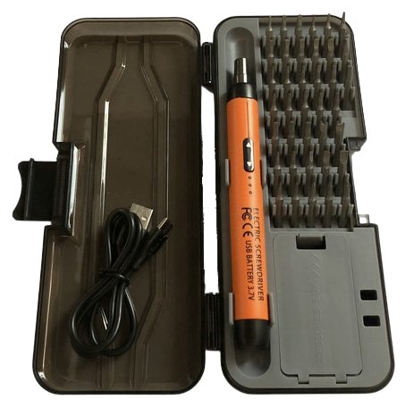 Akumuliatorinis precizinis atsuktuvas, 1000 mAh, 38 antgaliai KD12701 - Image 2
