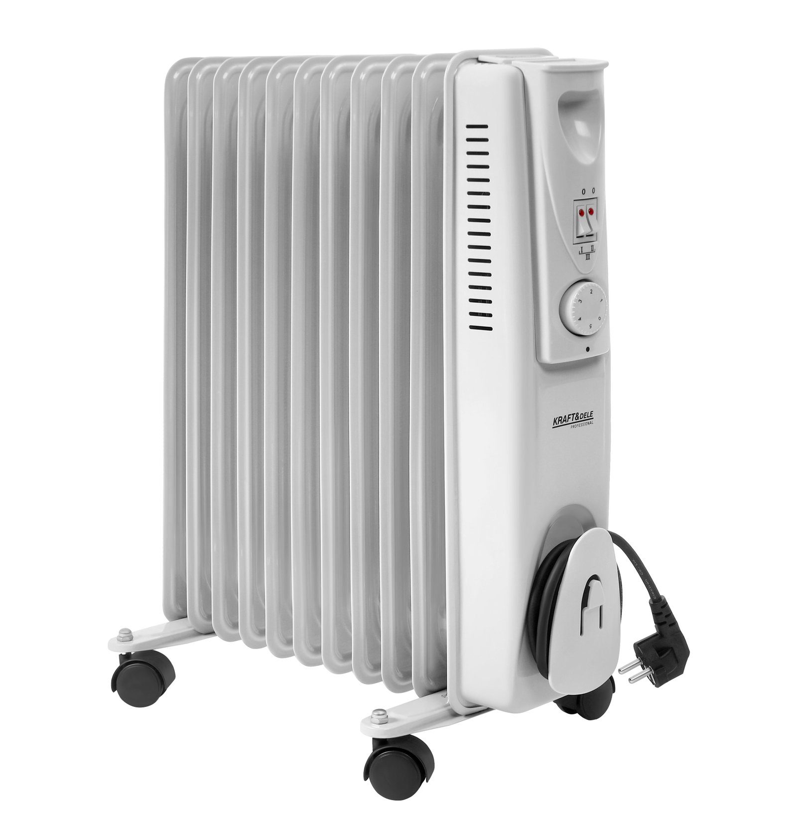 Elektrinis tepalinis radiatorius, 3 šildymo lygiai, 2500 W KD6511 — изображение 5