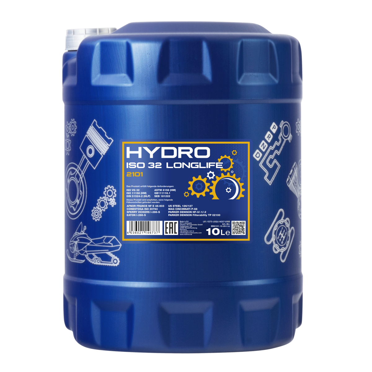 Alyva Mannol HYDRO ISO 32 10L