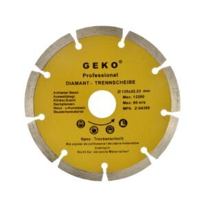 Segmentinis deimantinis diskas Profi, 125 × 22,2 mm GEKO G00251