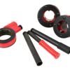 Vamzdžių sriegimo rinkinys su terkšle, 1 1/2–2", 2 galvutės GEKO G01003 - Image 2